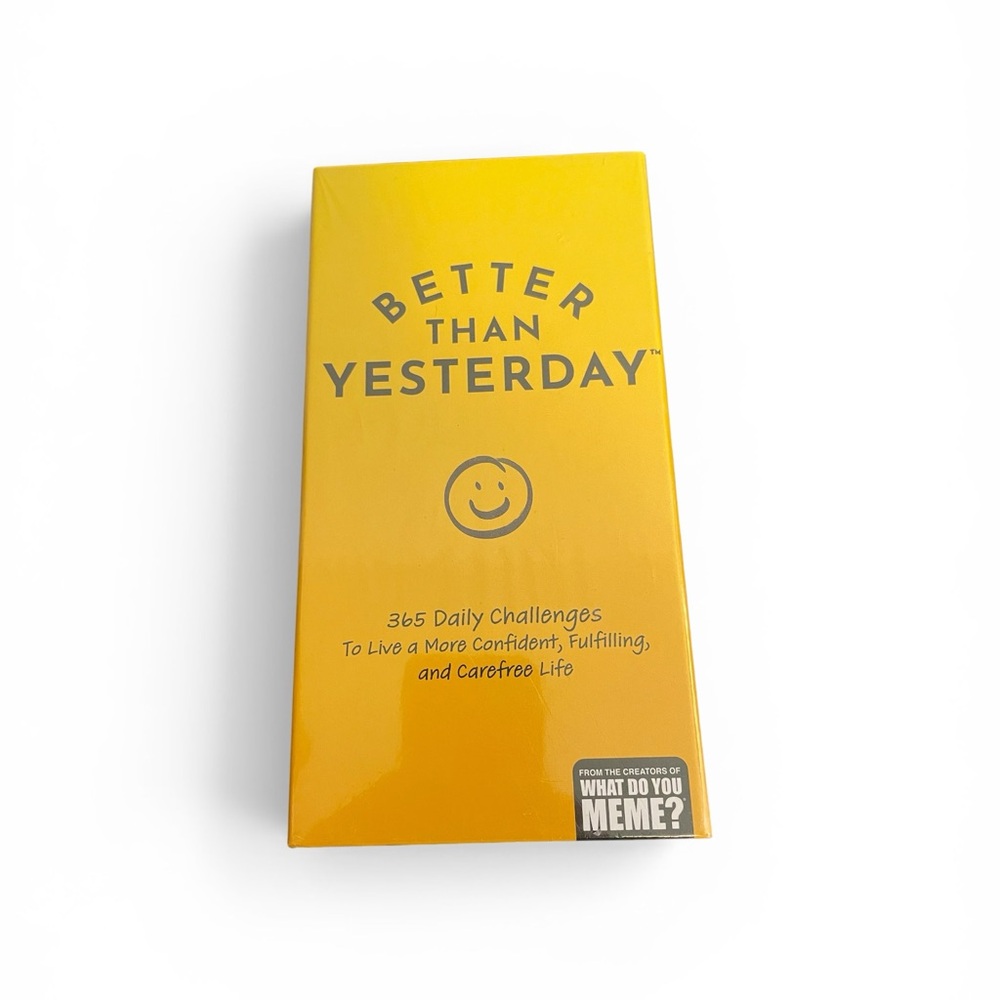 What Do You Meme? Better Than Yesterday 365 Daily Challenges Card Game New